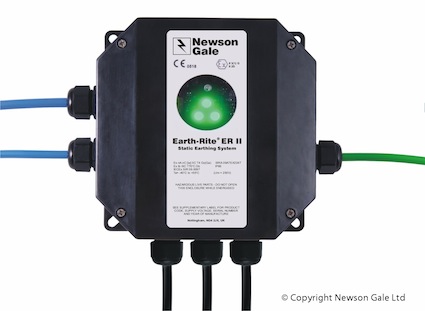 Earth Monitoring System for Static Dissipative FIBC's and Containers